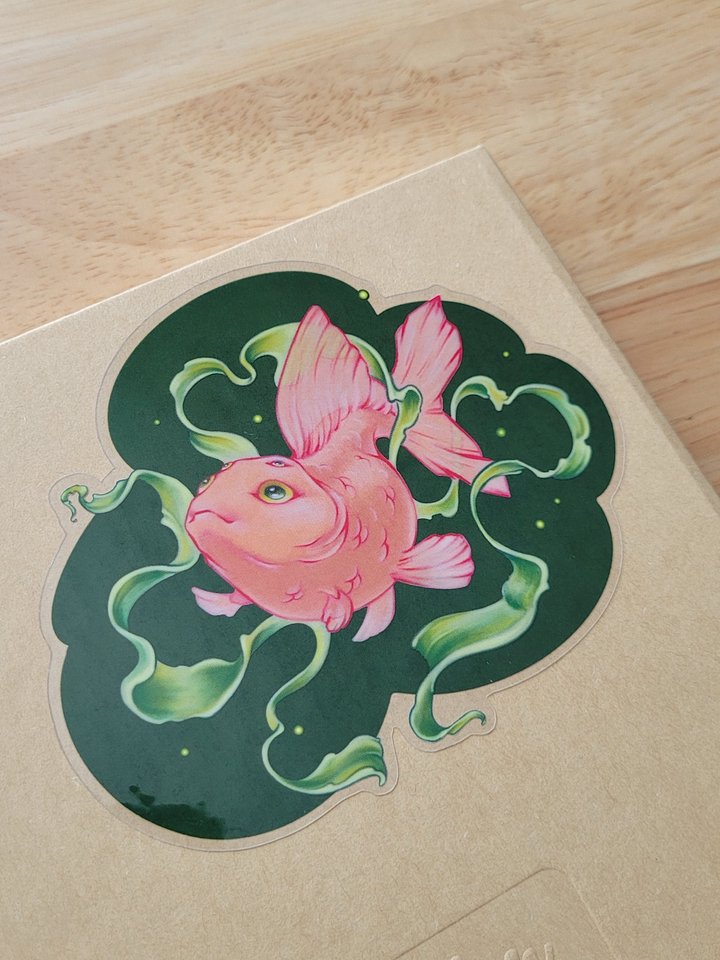 Pink Fish Sticker product image (2)