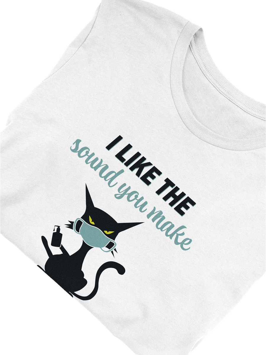 Sarcastic Cat Face Mask T-Shirt product image (5)