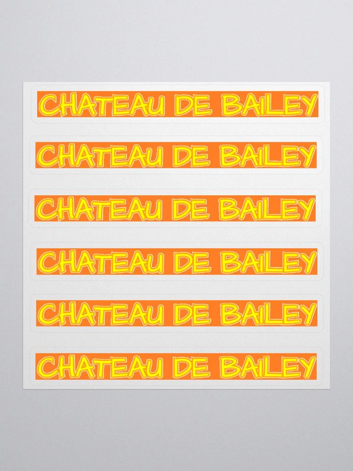 Chateau De Bailey "Architects Daughter" Stickers product image (1)