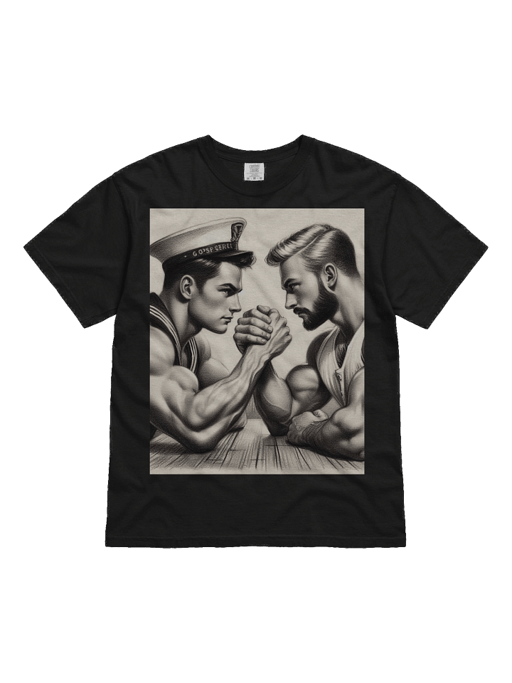 Up Close and Personal: Sailors – Tom of Finland Tribute Gay Pride Graphic Design T-Shirt product image (1)