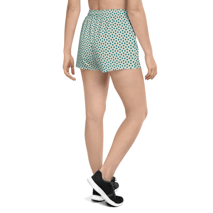 Blue Leaves Women's Athletic Shorts product image (1)