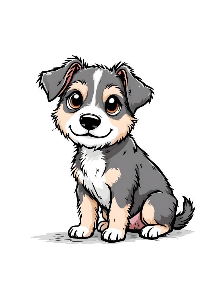 16 Cute Vector Dog Clipart Designs, Adorable Dog Designs, Dog Vector Graphics product image (1)
