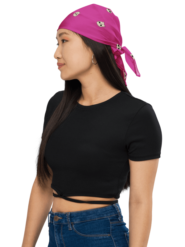 Skully Bandana (pink) product image (8)