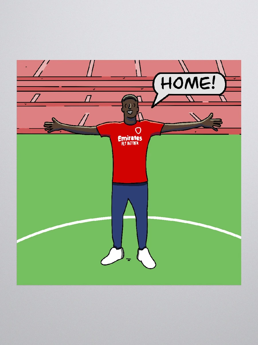 Saka at home on a sticker product image (1)
