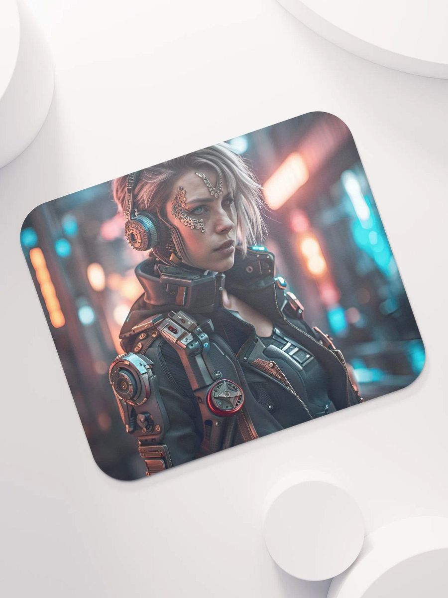 Cyberpunk Female Mouse Pad product image (7)