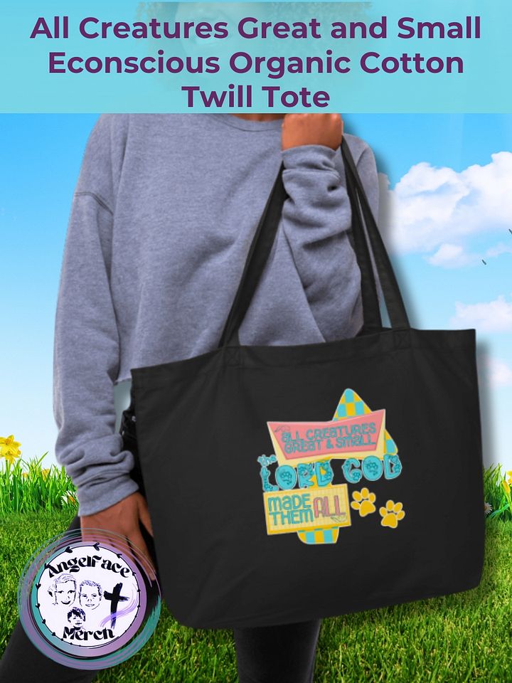 All Creatures Great and Small Econscious Organic Cotton Twill Tote product image (1)