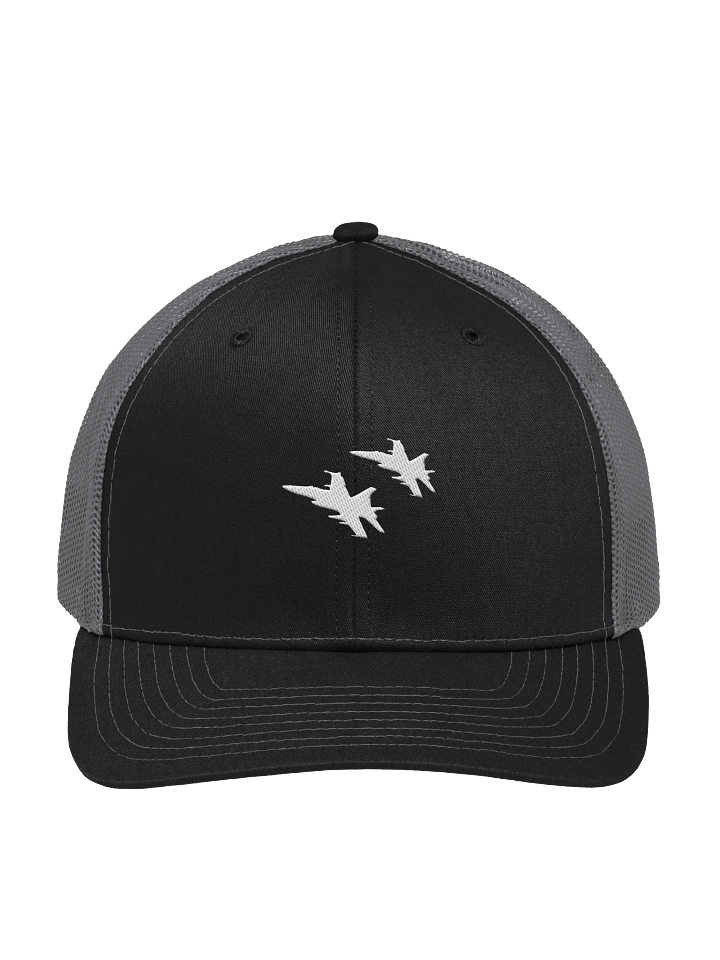 Twin Hornets Logo Hat, Black product image (1)