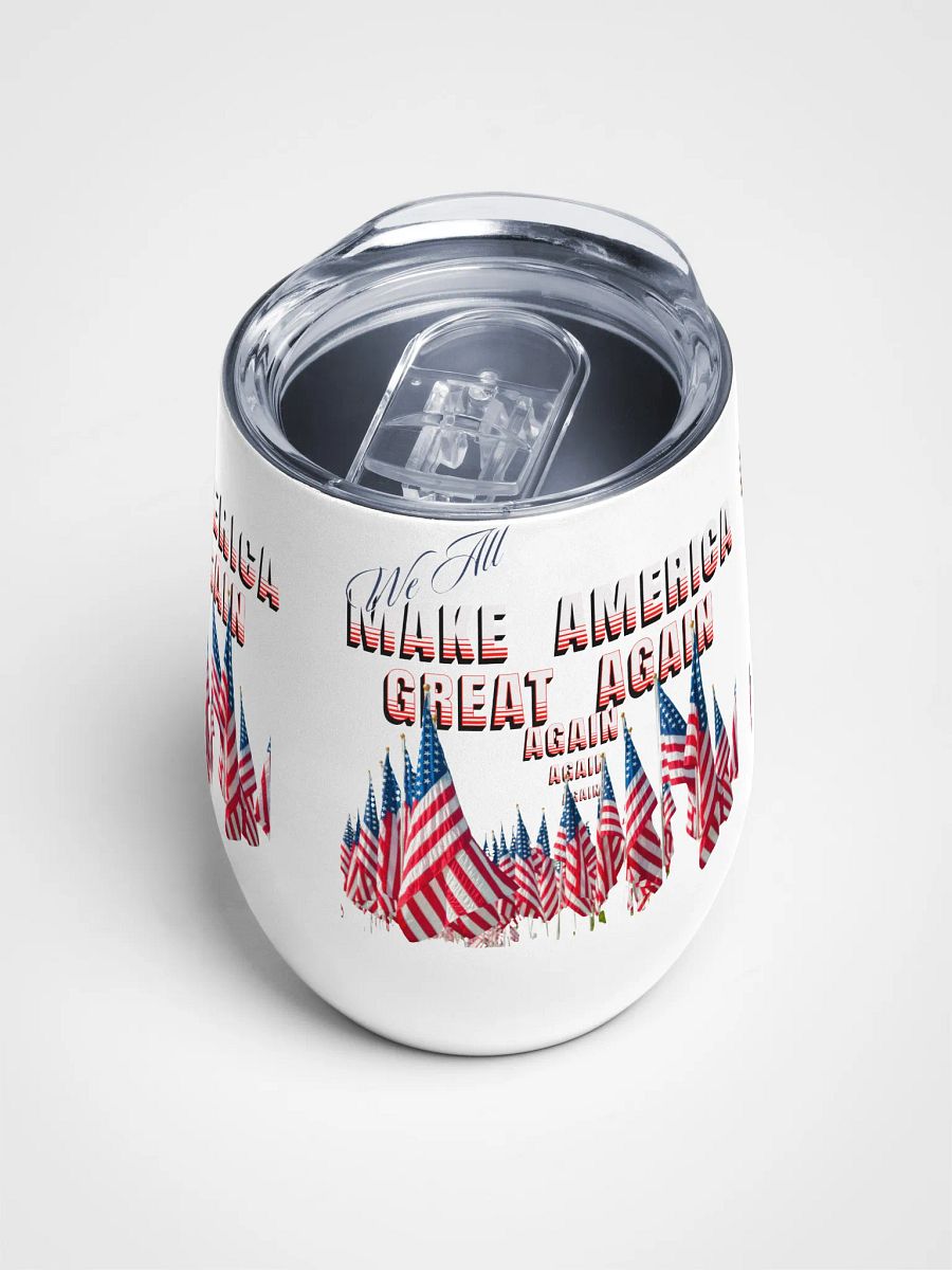 Maga again Wine tumbler moms dads friends product image (4)