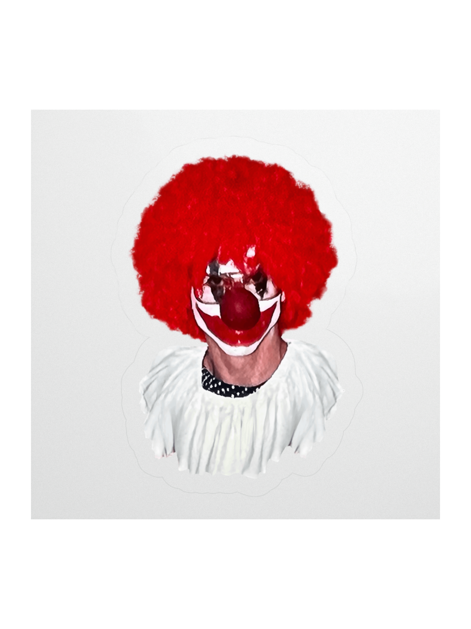 Clown Dad Kiss Cut Sticker product image (1)