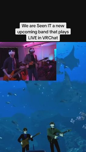 We are Seen IT. A live VR band #vrchat #livemusic #vr