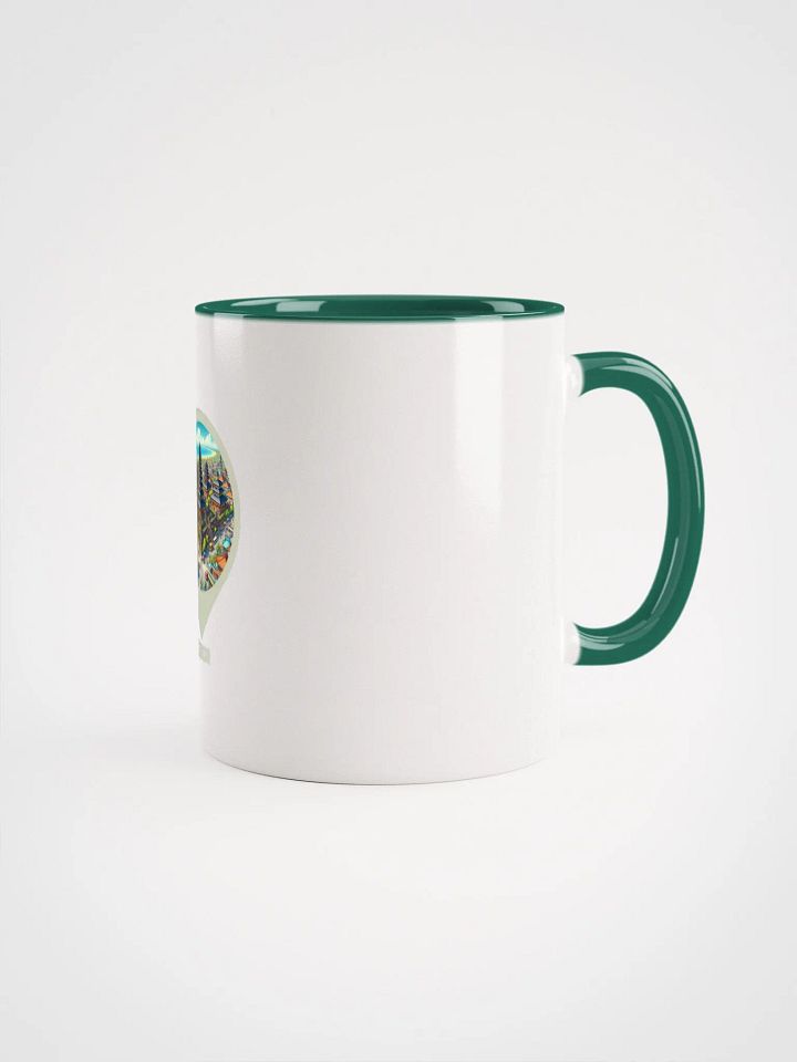 Coastal City Map Ceramic Mug | AI Design: Denpasar, Bali, Indonesia product image (2)