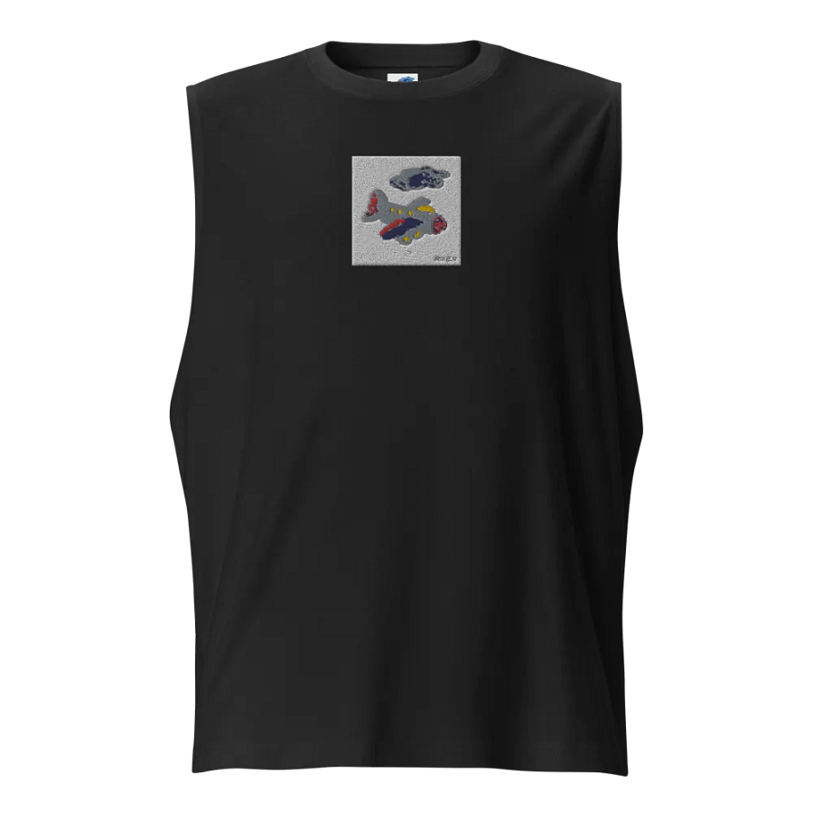 Kid Airplane (Bella+Canvas Muscle Tank) product image (4)