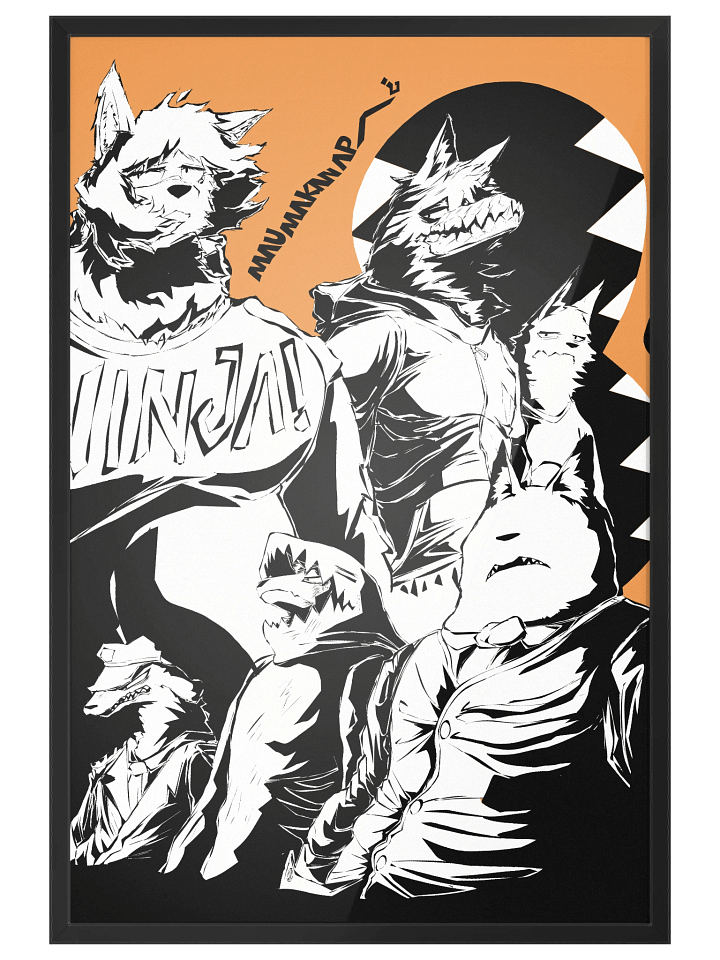 POSTERS | MMA FAN-ART #1 (B&W EDITION) Framed product image (1)