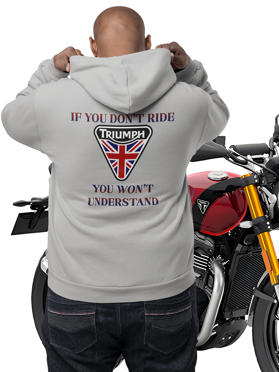 Triumph Unisex Zipped Hoodie product image (7)