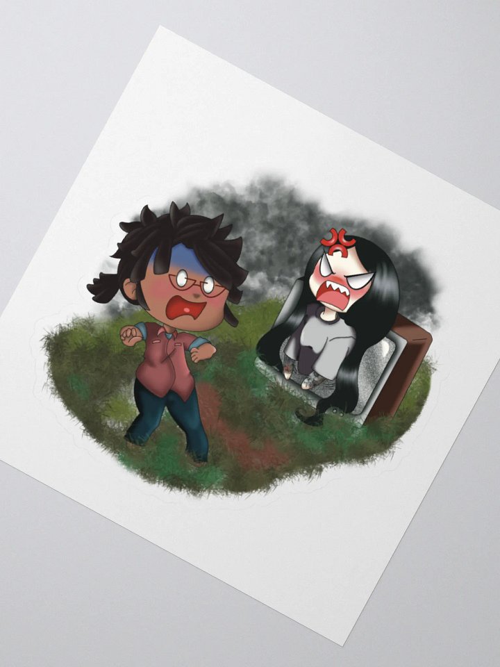 Scared Claudy Sticker product image (4)