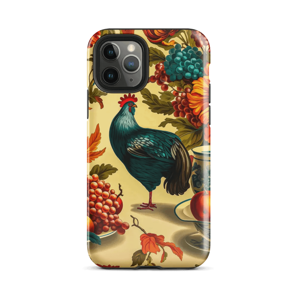 Vintage Thanksgiving Rooster iPhone Case product image (2)
