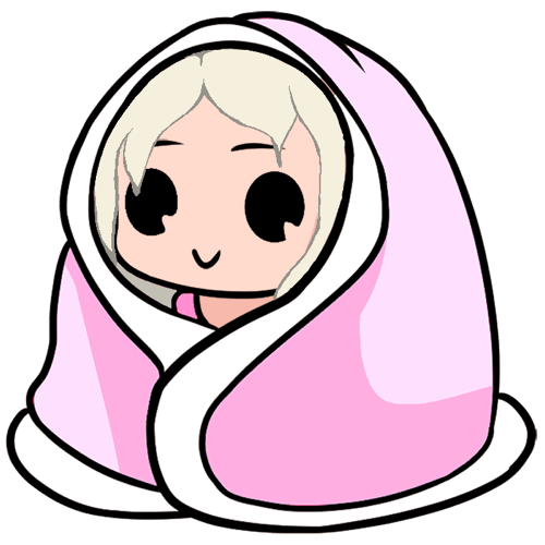 Blanky Emote - Blonde Hair, Fair Skin, Green Eyes product image (1)