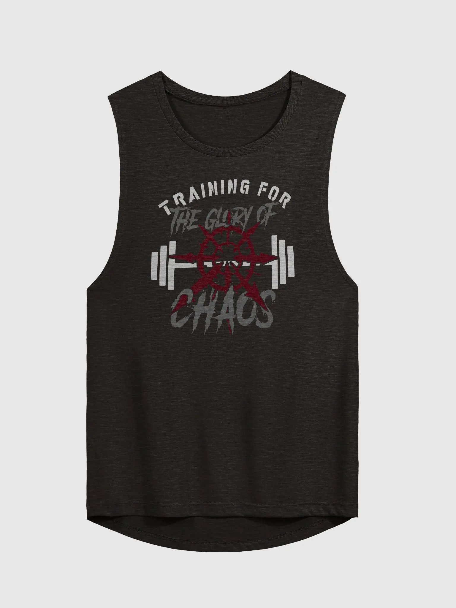 Training for the Glory of Chaos Women's Premium Tank Top | Warhammer 40K Chaos Gym Style product image (1)
