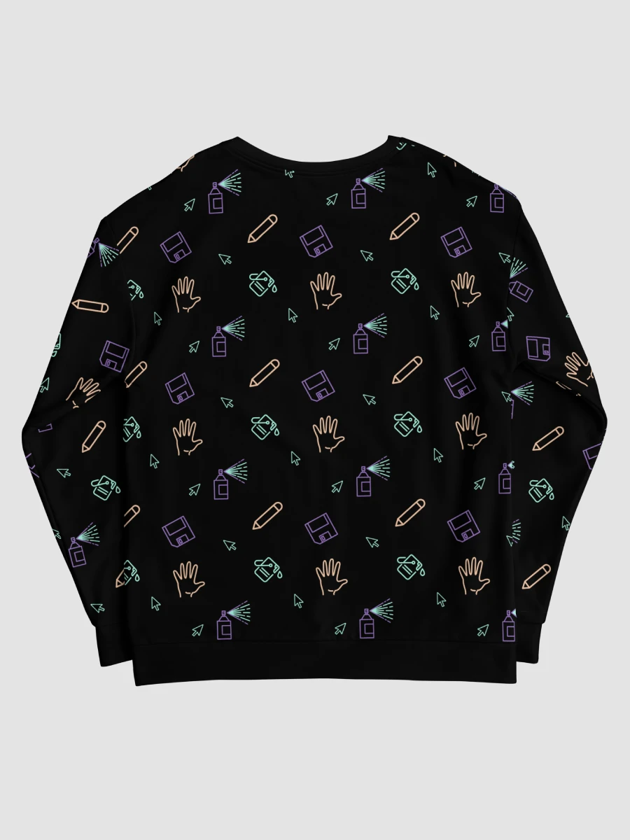 Computer lab pattern sweatshirt product image (4)