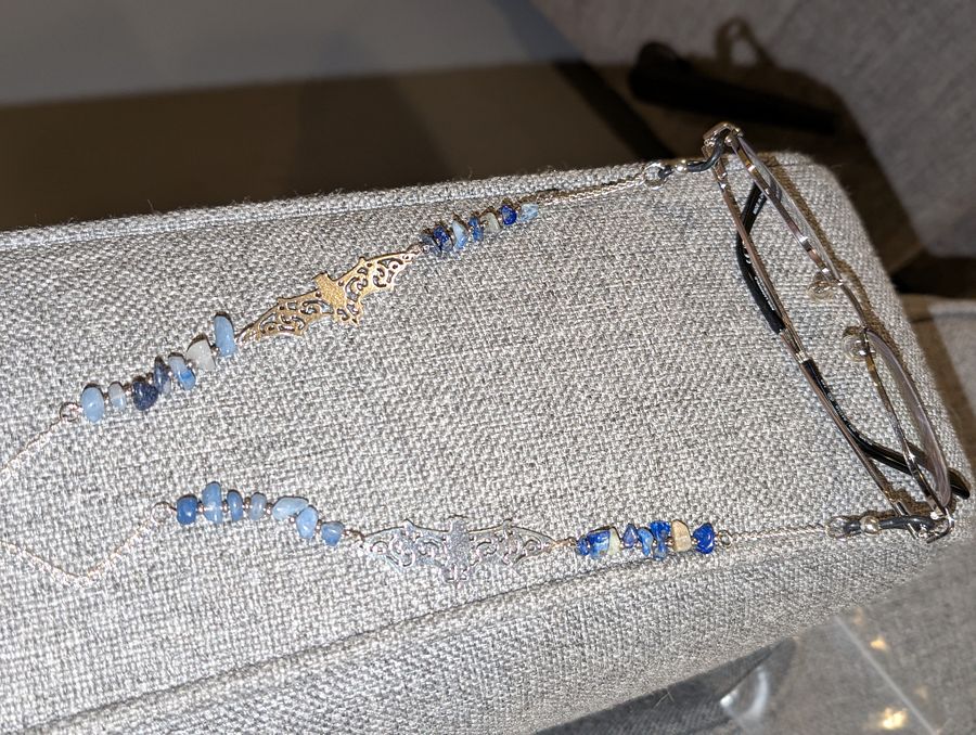 Blue Themed Bat Glasses Chains! product image (3)