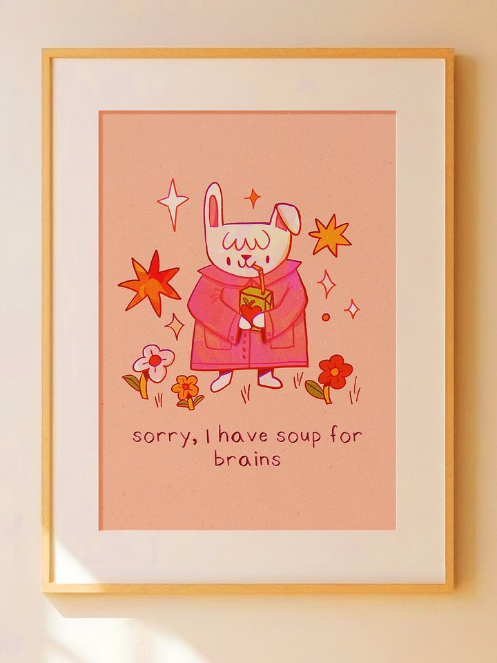 Soup For Brains Print product image (1)