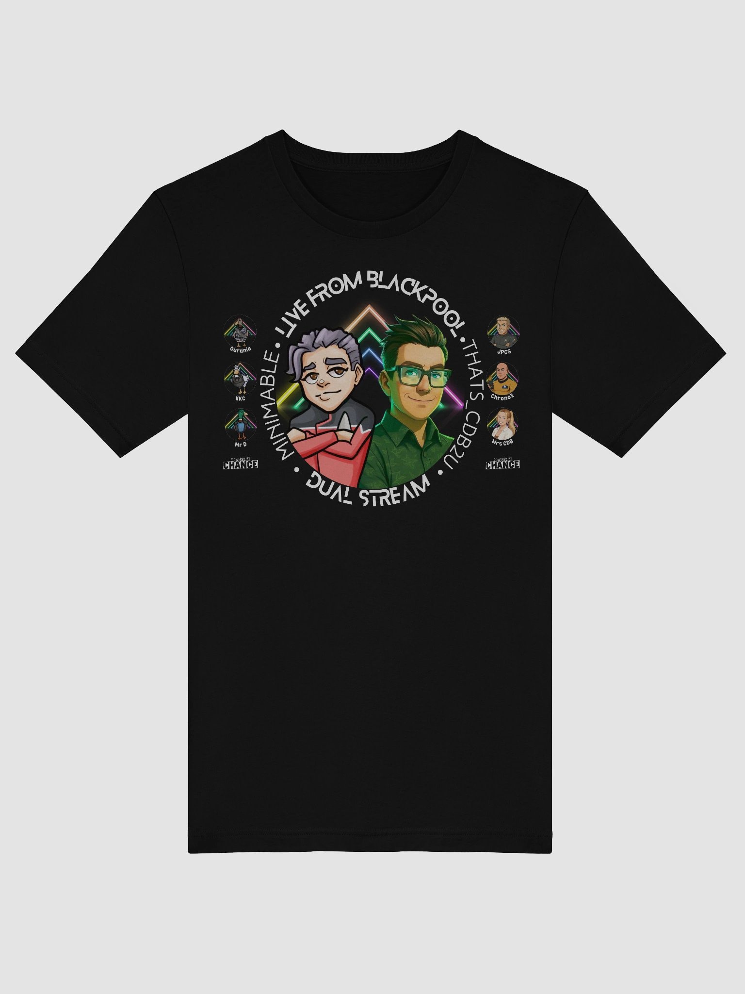 “Live in Blackpool” Duo Stream Tee Dark — Minimable x That’s_CDB2U Edition product image (50)