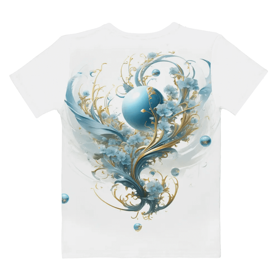 Floral art T shirt product image (3)