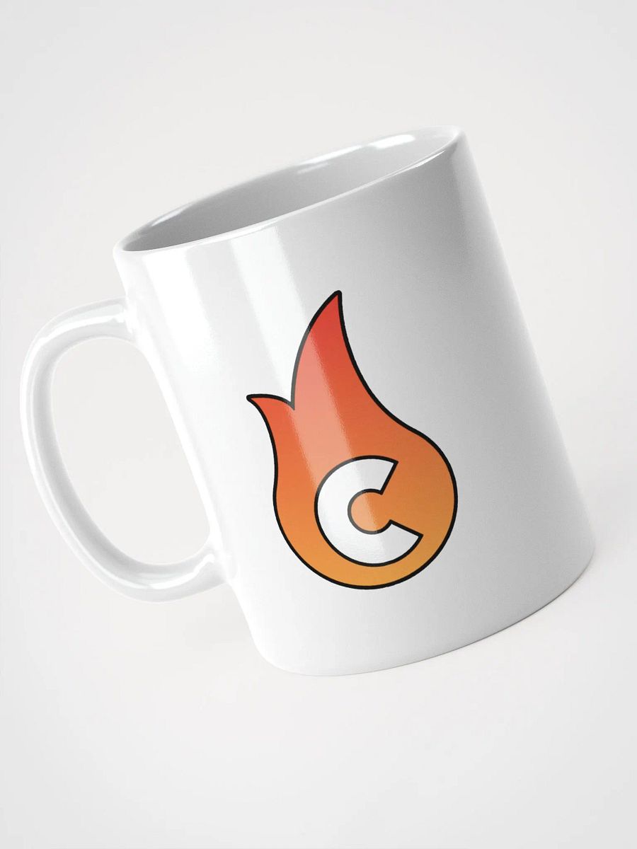 Logo V1 White Glossy Mug product image (4)