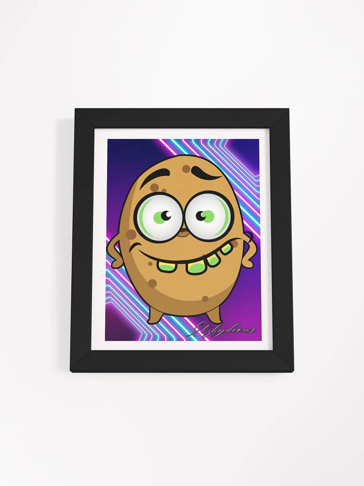 Neon Potato Paradise Framed Poster product image (1)
