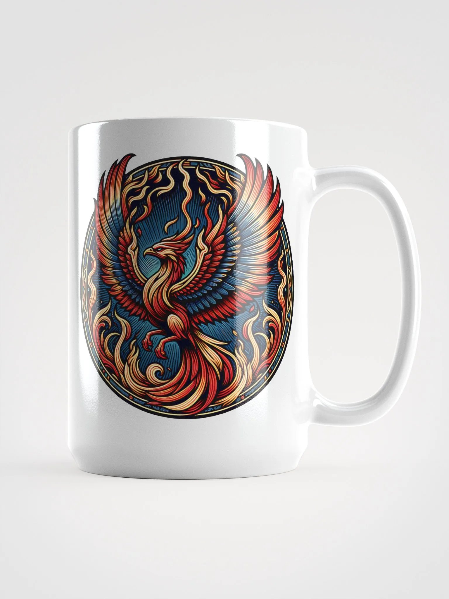 Phoenix Emblem Coffee Mug – Sip with Strength and Renewal 🔥🦅 product image (1)