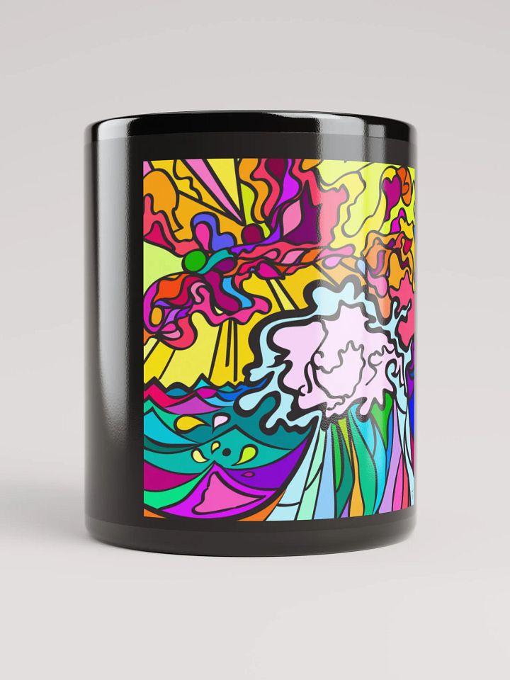 Vibrant Energy Mug – Wave at Sunset product image (2)