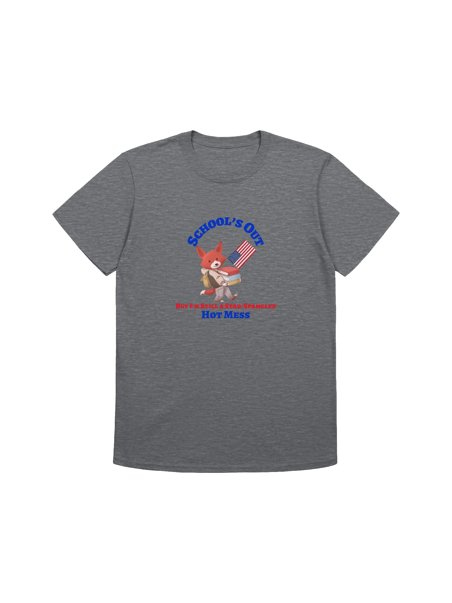 Hot Mess Fox Unisex T-Shirt product image (8)