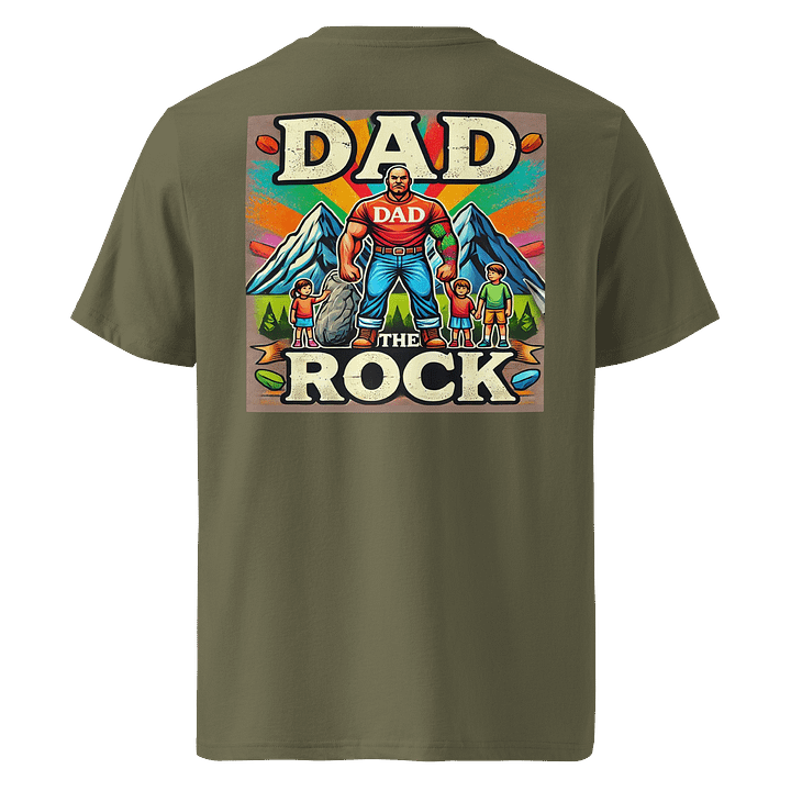 DAD THE ROCK Organic Cotton T-Shirt product image (2)
