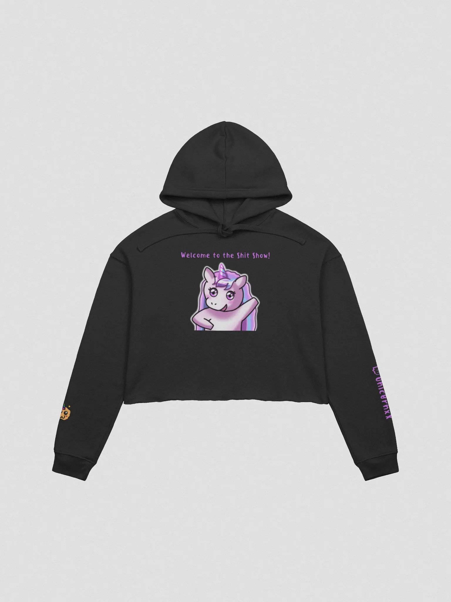 shit show Crop Hoodie product image (2)