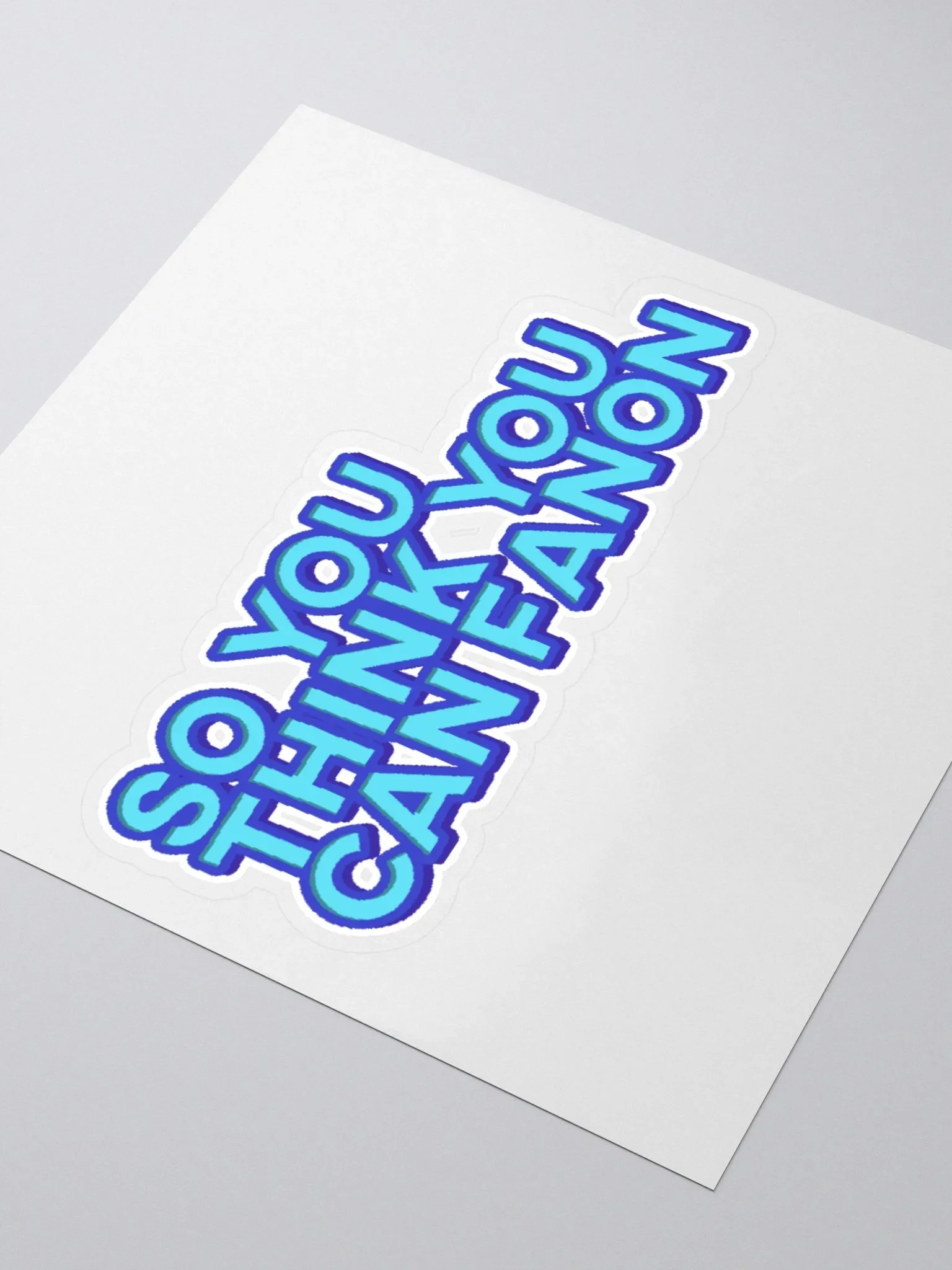 So You Think You Can Fanon Sticker product image (3)