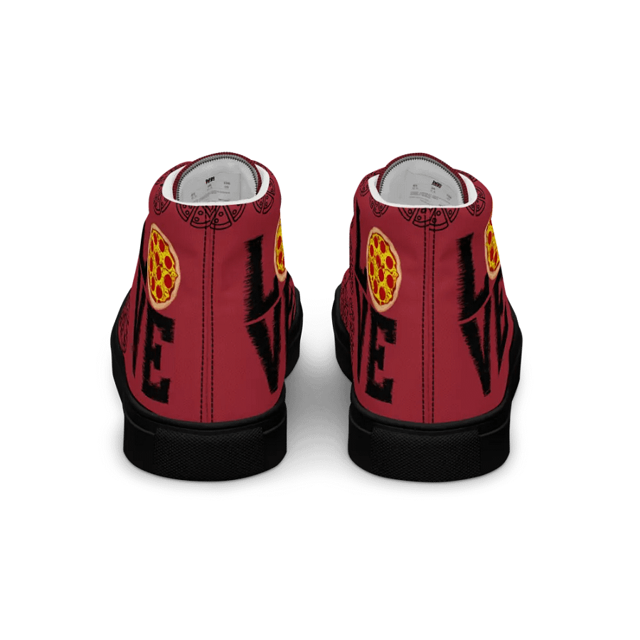 Love Pizza High Top Red/Black Male product image (4)