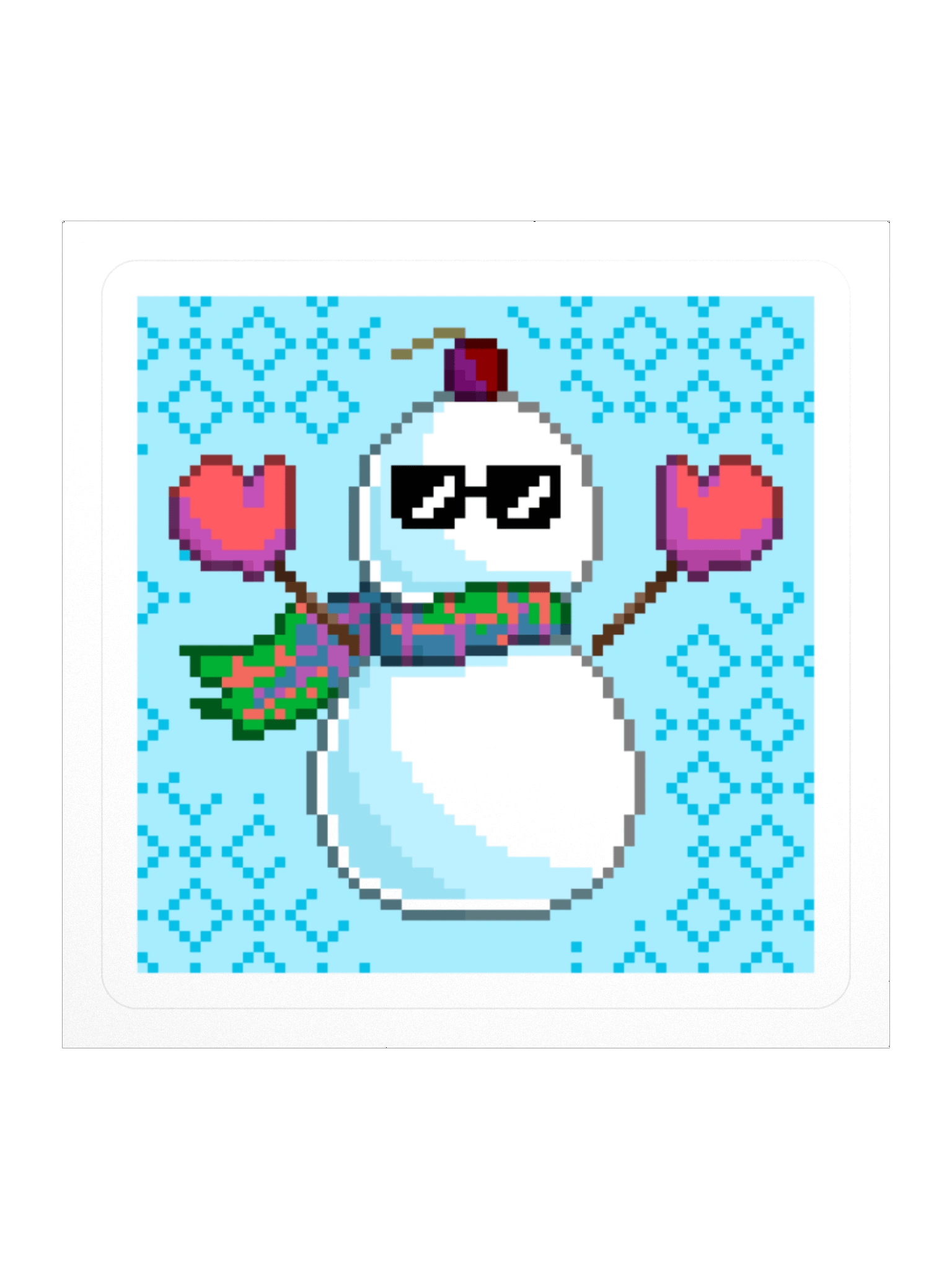 Cool Snowman Sticker product image (2)