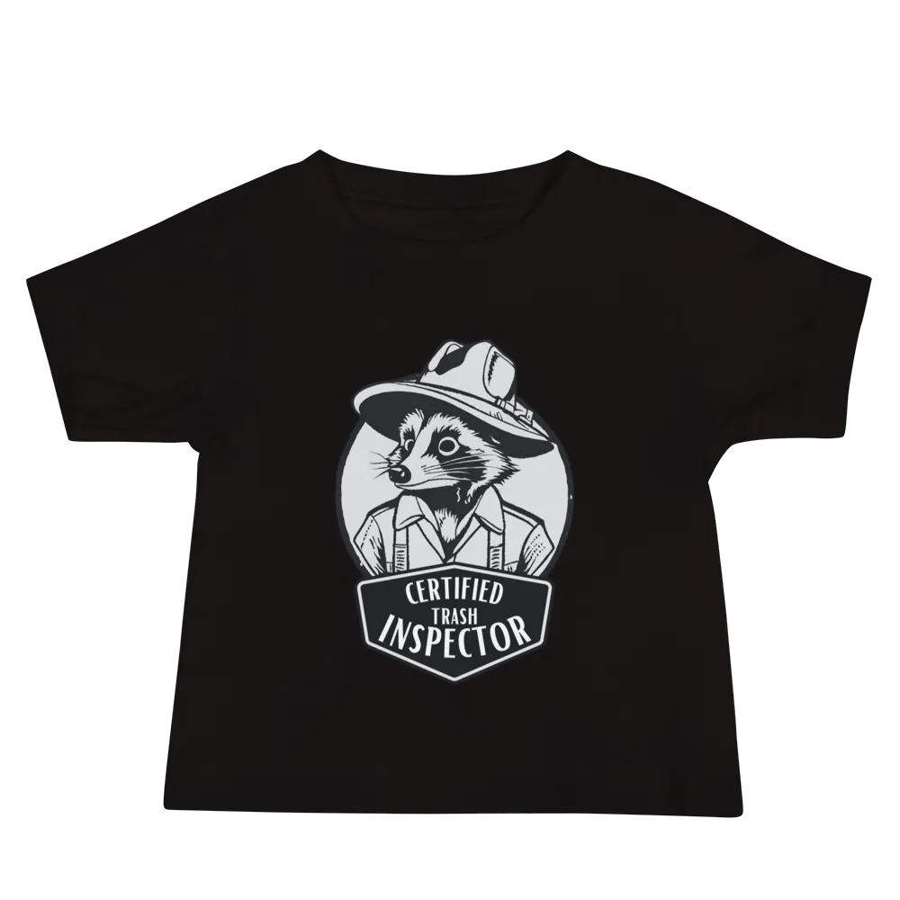 Certified Trash Inspector Baby Tee product image (5)