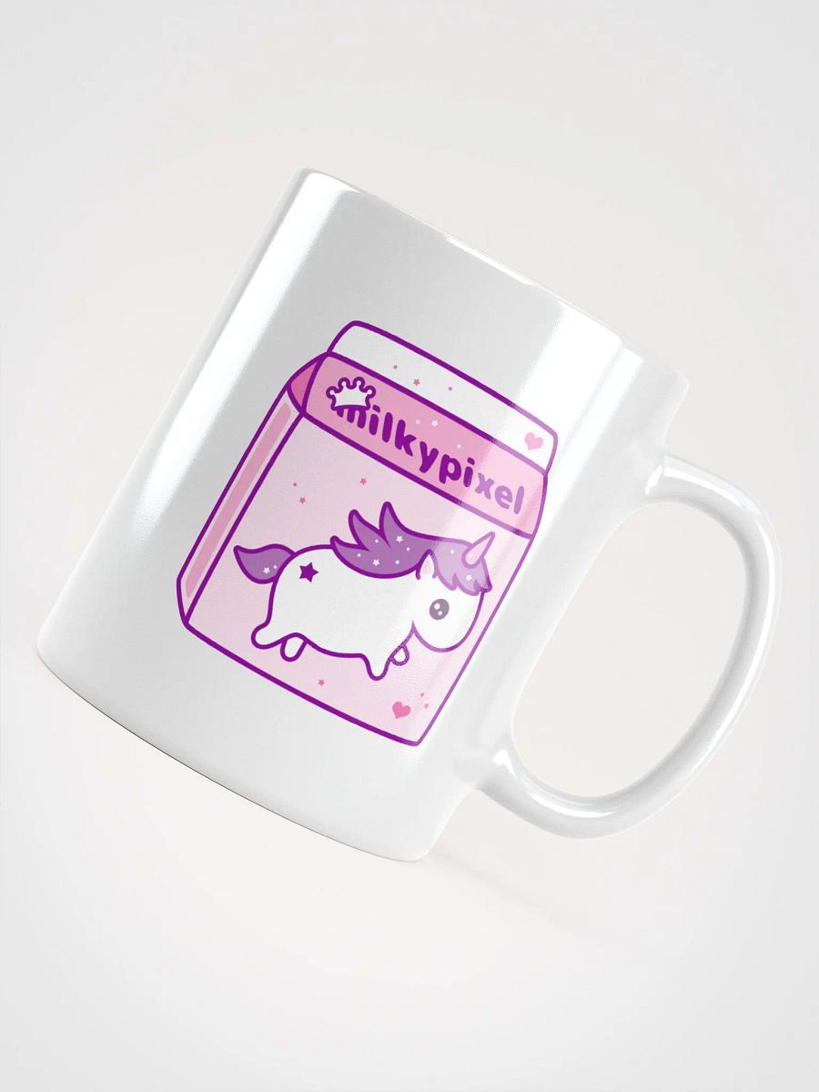 Milky Pixel Logo Glossy Enamel Mug product image (8)