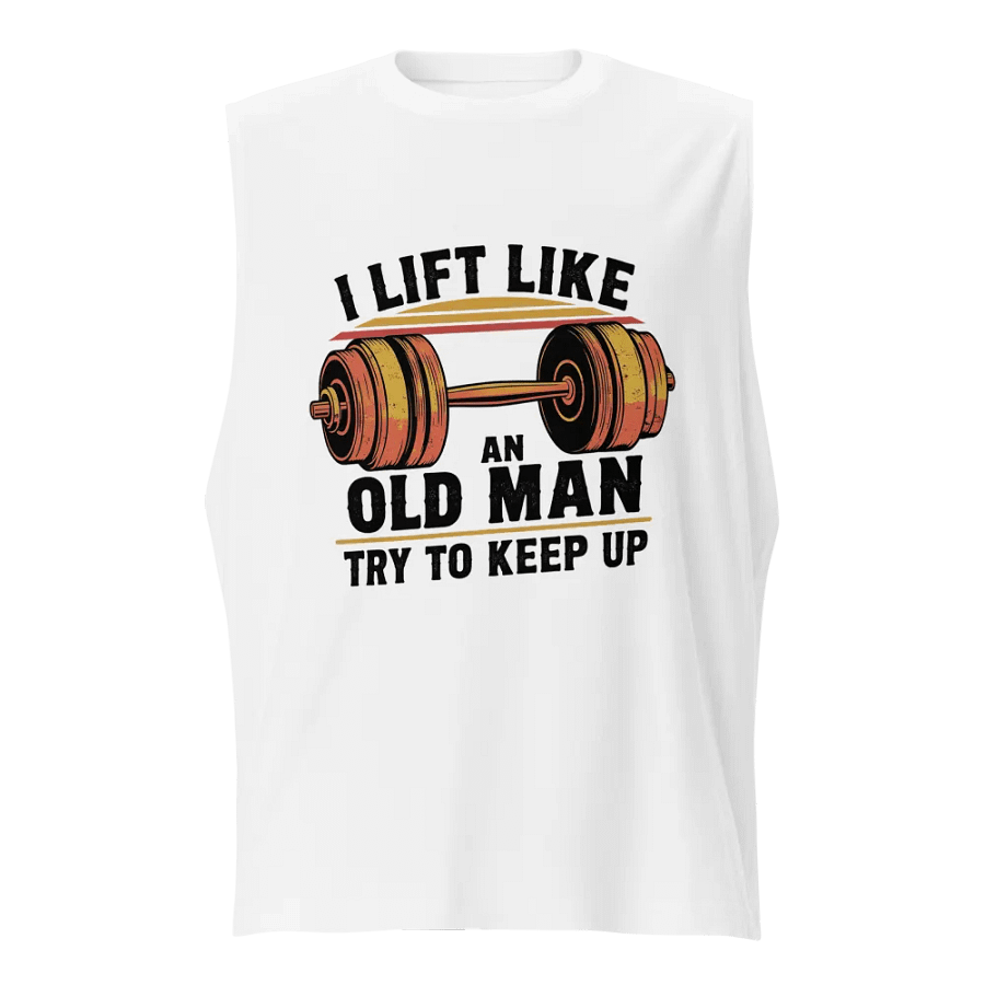 Old Man Lifting Muscle Tank product image (2)