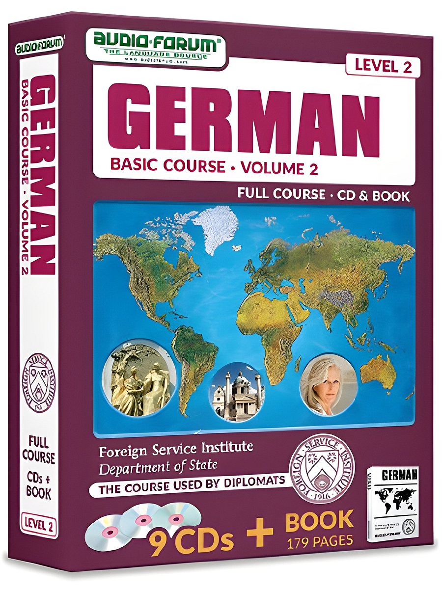 FSI Comprehensive German Language Learning Kit (Levels 1-3) product image (2)