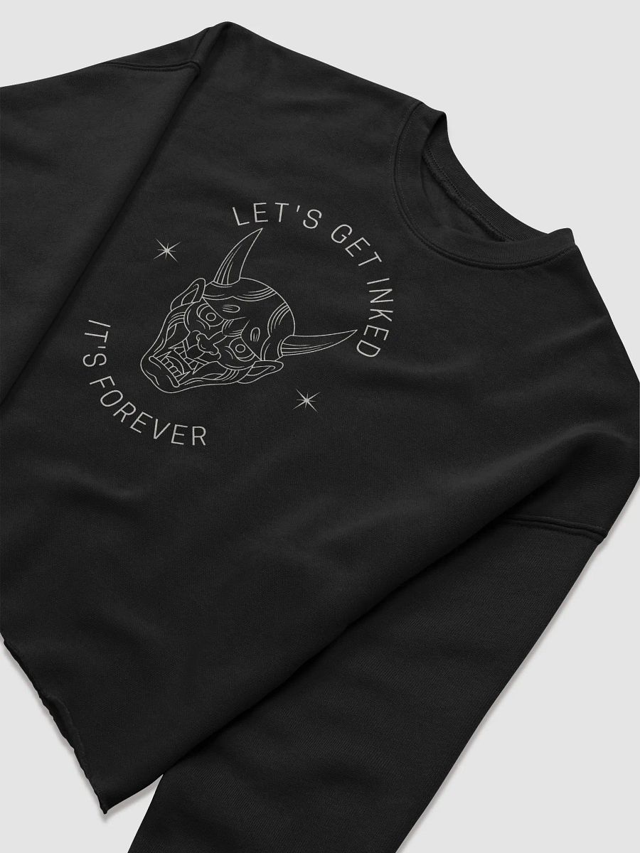 "Let’s Get Inked" Oni Mask Cropped Sweater product image (5)