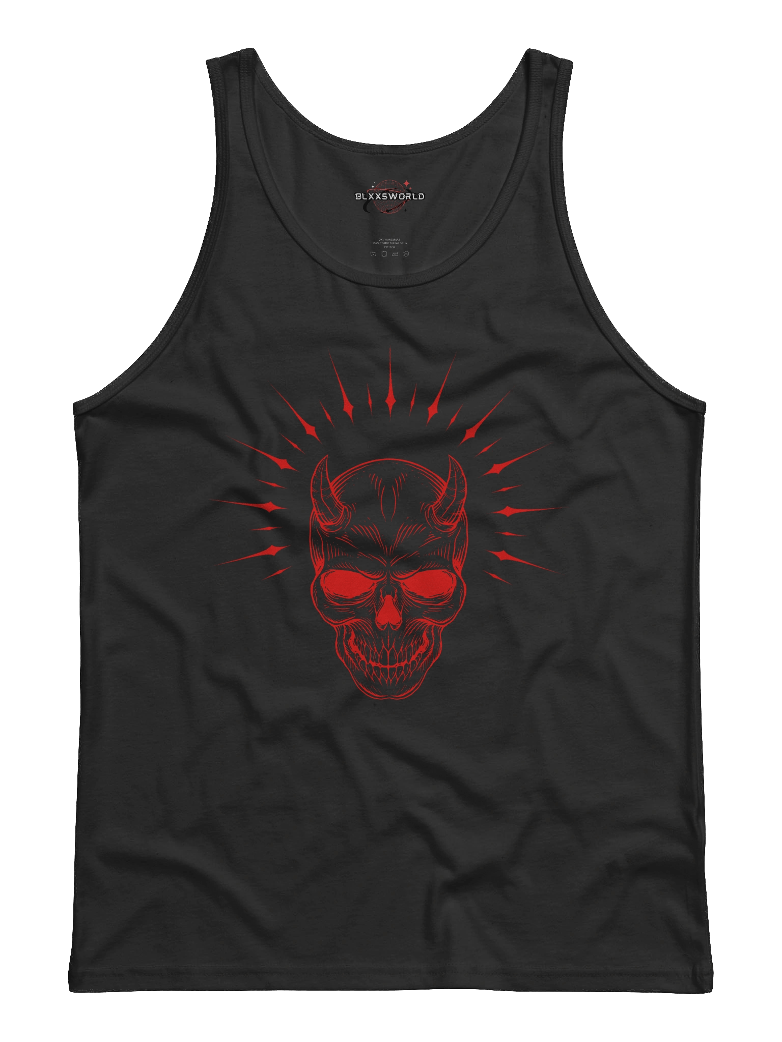 Heal In Hell Tank Red product image (1)