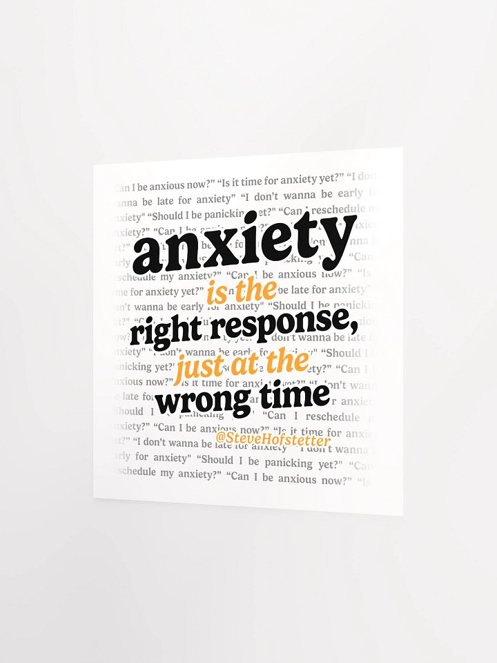 Anxiety Poster product image (5)