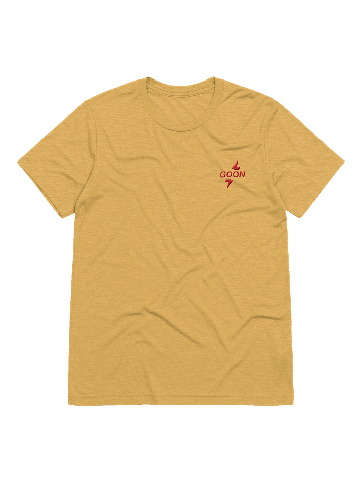 Goon Bolt Short Sleeve T-Shirt Yellow (Small Logo) product image (1)