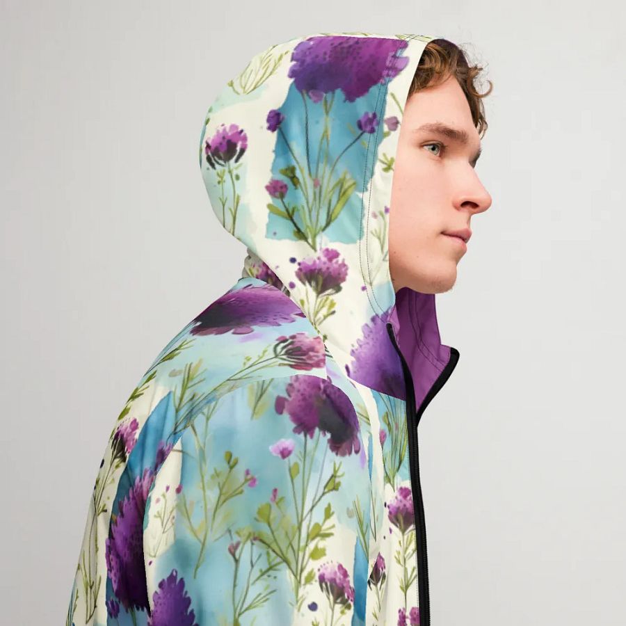Violet Adventure All-Over Print Windbreaker product image (7)