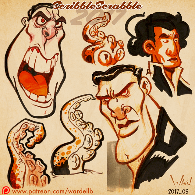 Scribble Scrabble Volume 2 - Collection of Sketches product image (2)