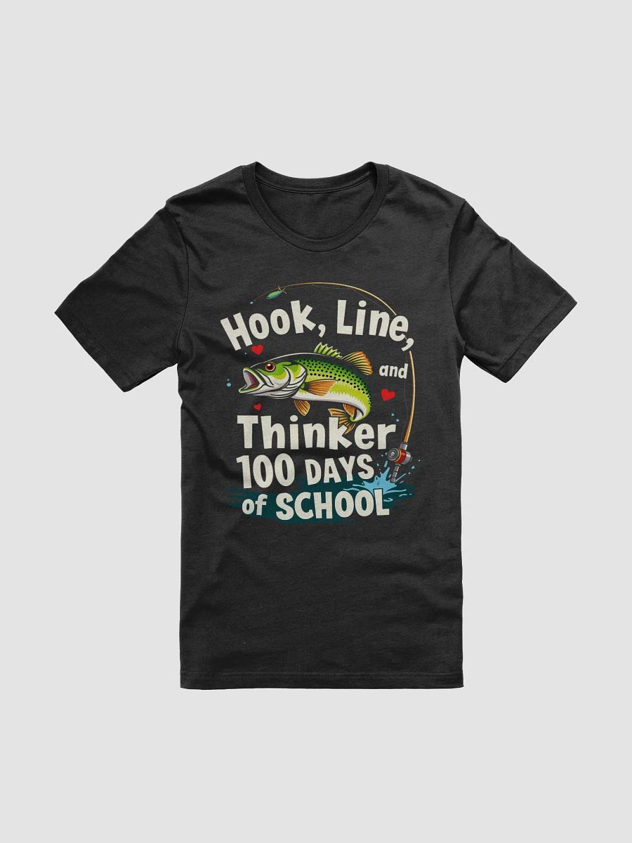 100 Days of School Fishing T-Shirt product image (6)