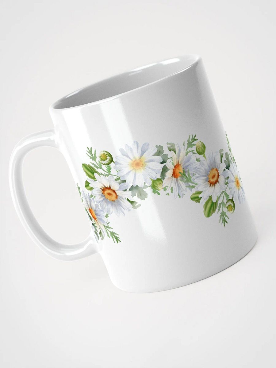 Daisy White Ceramic Mug product image (5)