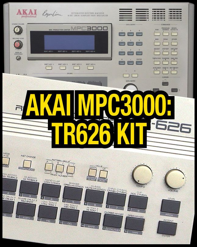 Akai MPC3000: TR626 Kit product image (1)